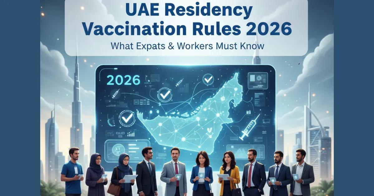 UAE Residency Vaccination Rules 2026: What Expats & Workers Must Know